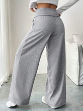 Essnce Women's Versatile Low-Waist Loose Casual Wide-Leg Pants, American Style, Sweatpants, Long